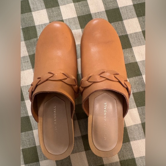 Loeffler Randall Lupa Mid Heel Leather Clog - Picture 8 of 9